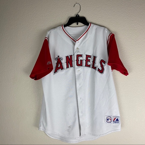 Majestic Anaheim Angels Jersey Mens Size XL - Picture 1 of 5